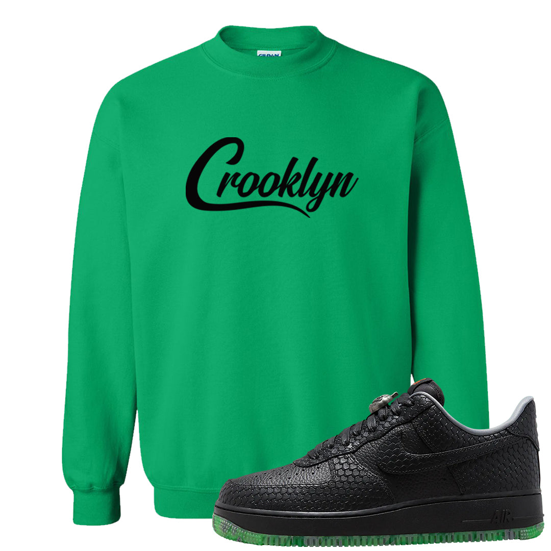 Halloween Low 1s Crewneck Sweatshirt | Crooklyn, Irish Green