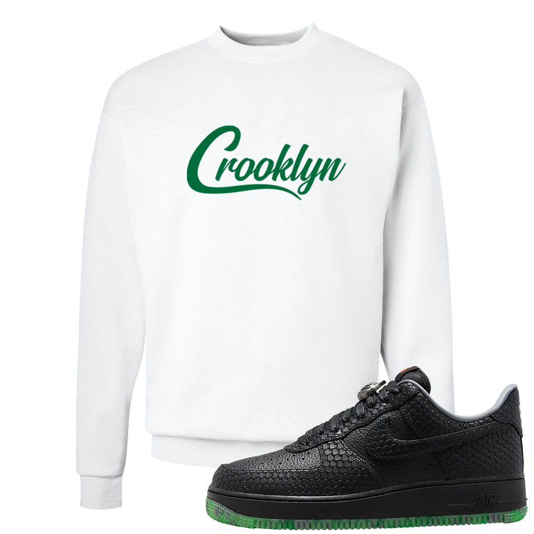 Halloween Low 1s Crewneck Sweatshirt | Crooklyn, White