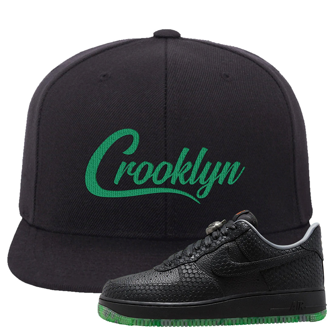 Halloween Low 1s Snapback Hat | Crooklyn, Black