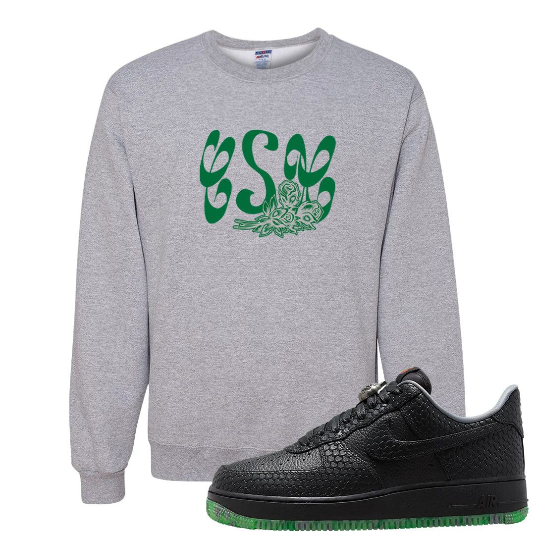 Halloween Low 1s Crewneck Sweatshirt | Certified Sneakerhead, Ash