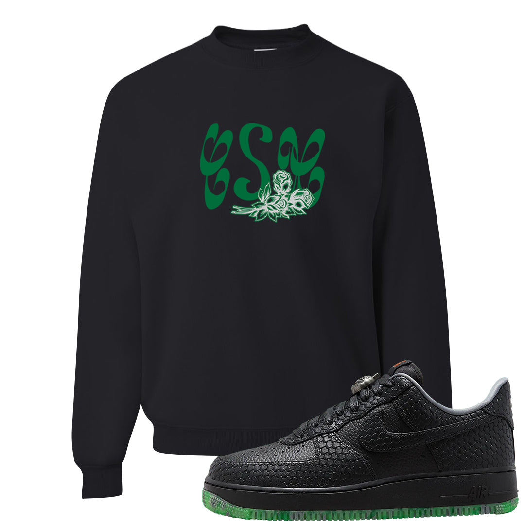 Halloween Low 1s Crewneck Sweatshirt | Certified Sneakerhead, Black