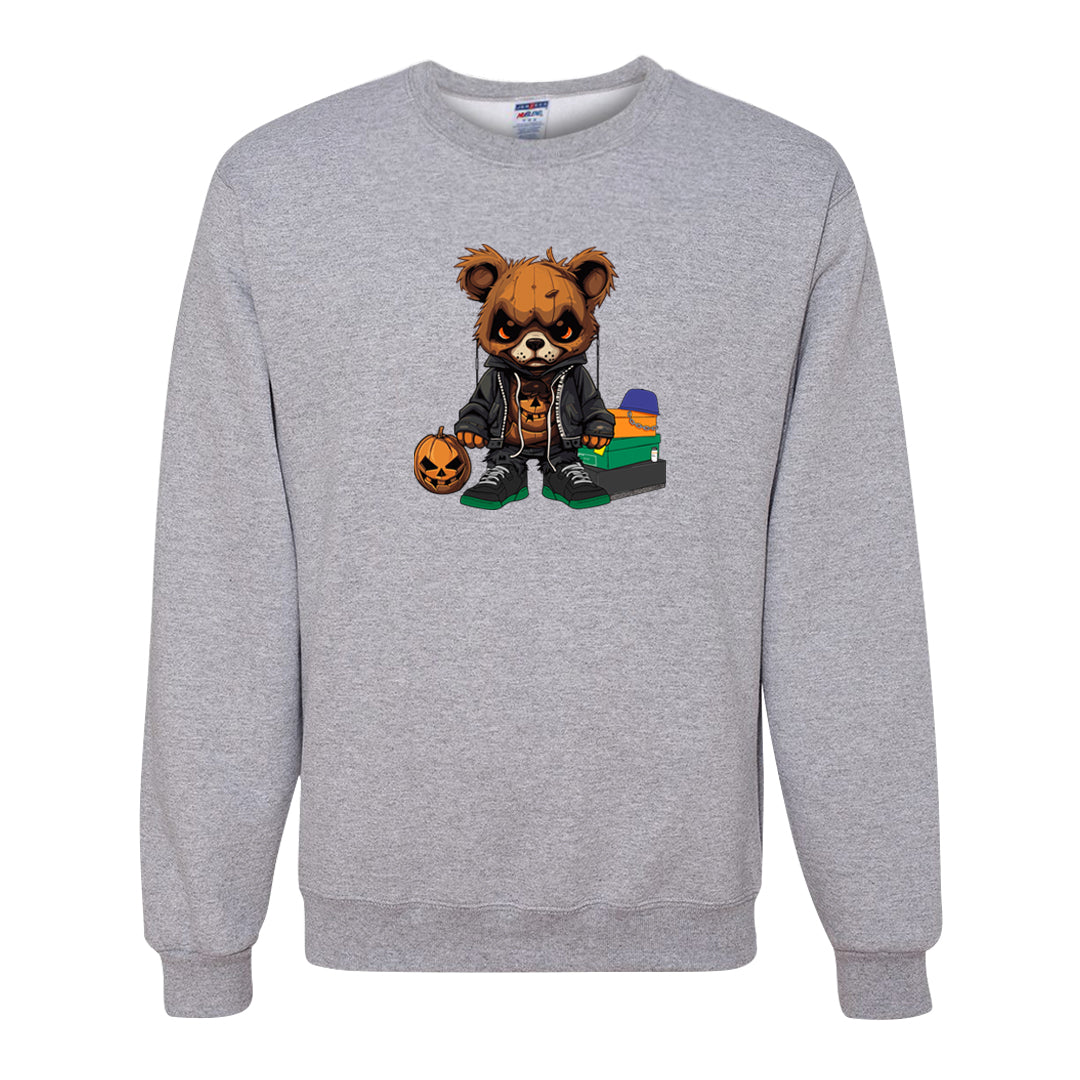 Halloween Low 1s Crewneck Sweatshirt | Halloween Standard Bear, Ash