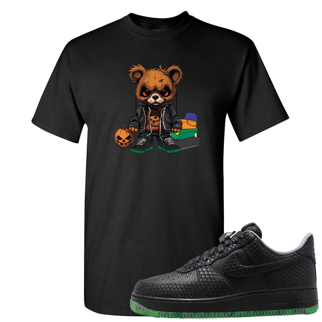 Halloween Low 1s T Shirt | Halloween Standard Bear, Black