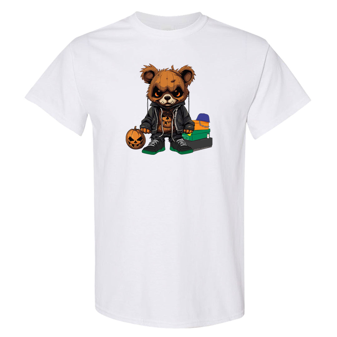 Halloween Low 1s T Shirt | Halloween Standard Bear, White