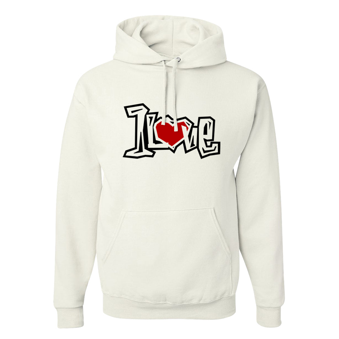 Light Iron Ore AF1s Hoodie | 1 Love, White