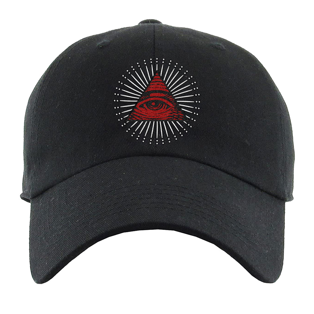 Light Iron Ore AF1s Dad Hat | All Seeing Eye, Black