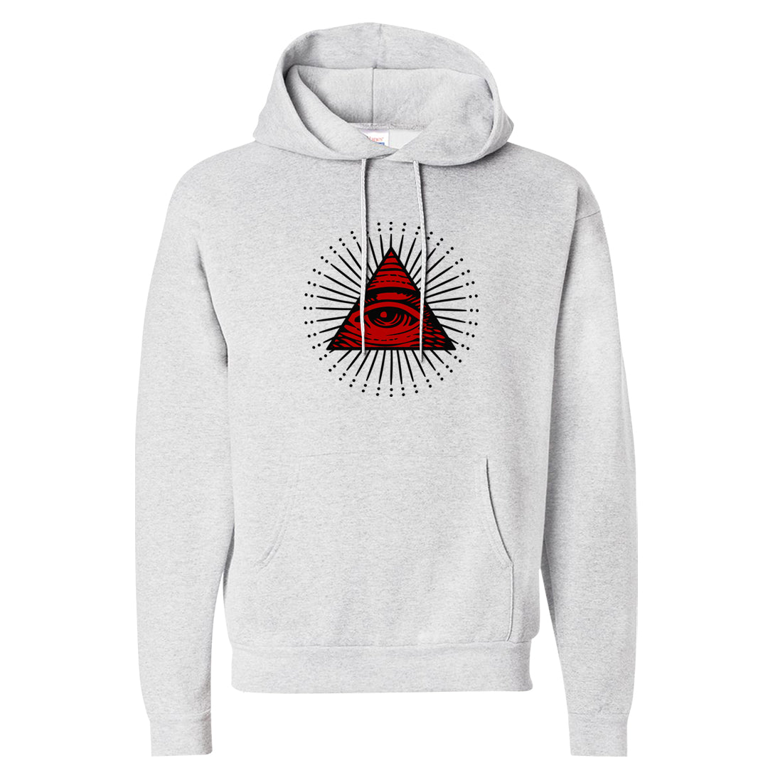 Light Iron Ore AF1s Hoodie | All Seeing Eye, Ash