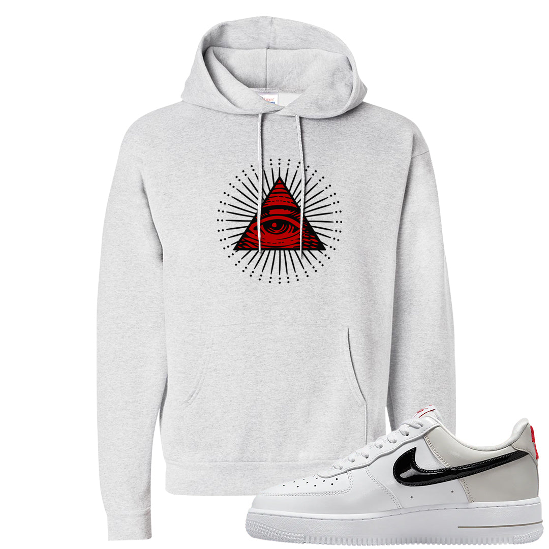 Light Iron Ore AF1s Hoodie | All Seeing Eye, Ash