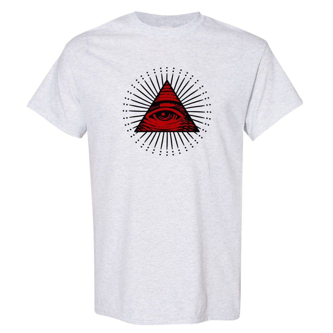 Light Iron Ore AF1s T Shirt | All Seeing Eye, Ash