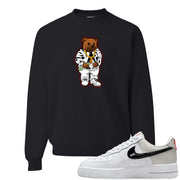 Light Iron Ore AF1s Crewneck Sweatshirt | Sweater Bear, Black