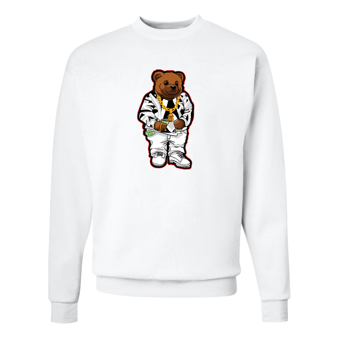 Light Iron Ore AF1s Crewneck Sweatshirt | Sweater Bear, White