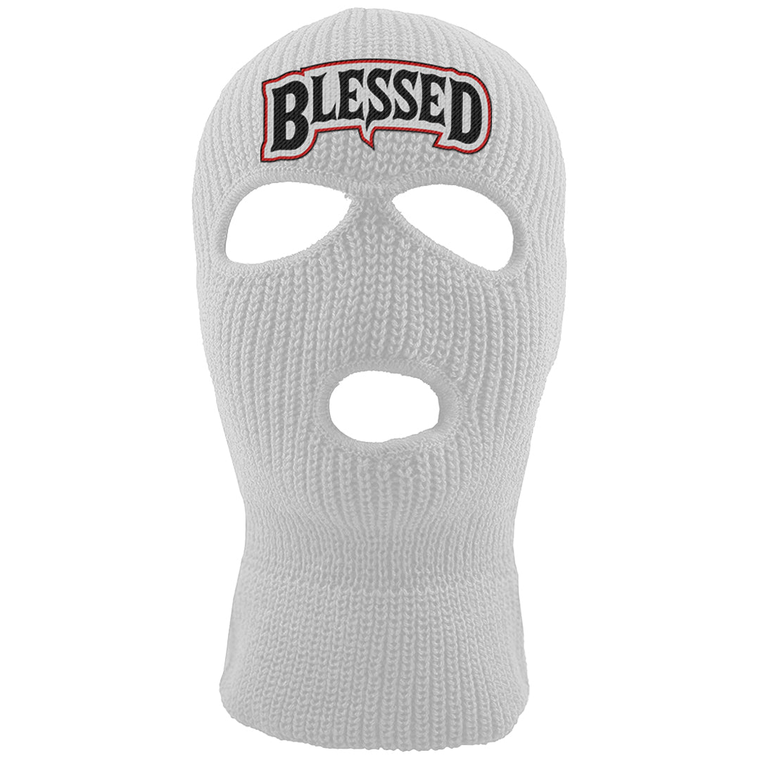 Light Iron Ore AF1s Ski Mask | Blessed Arch, White