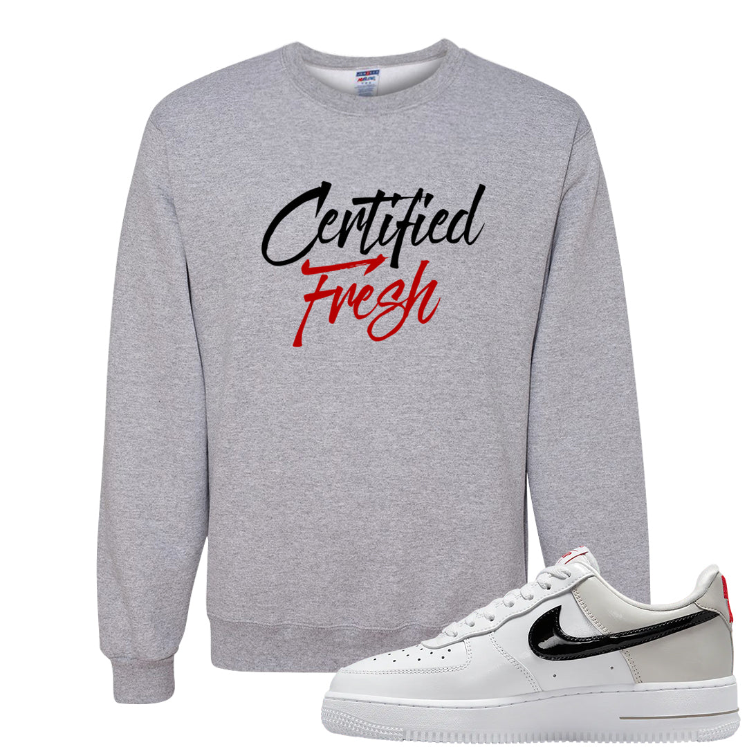 Light Iron Ore AF1s Crewneck Sweatshirt | Certified Fresh, Ash