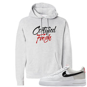 Light Iron Ore AF1s Hoodie | Certified Fresh, Ash