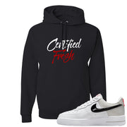 Light Iron Ore AF1s Hoodie | Certified Fresh, Black