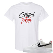 Light Iron Ore AF1s T Shirt | Certified Fresh, White