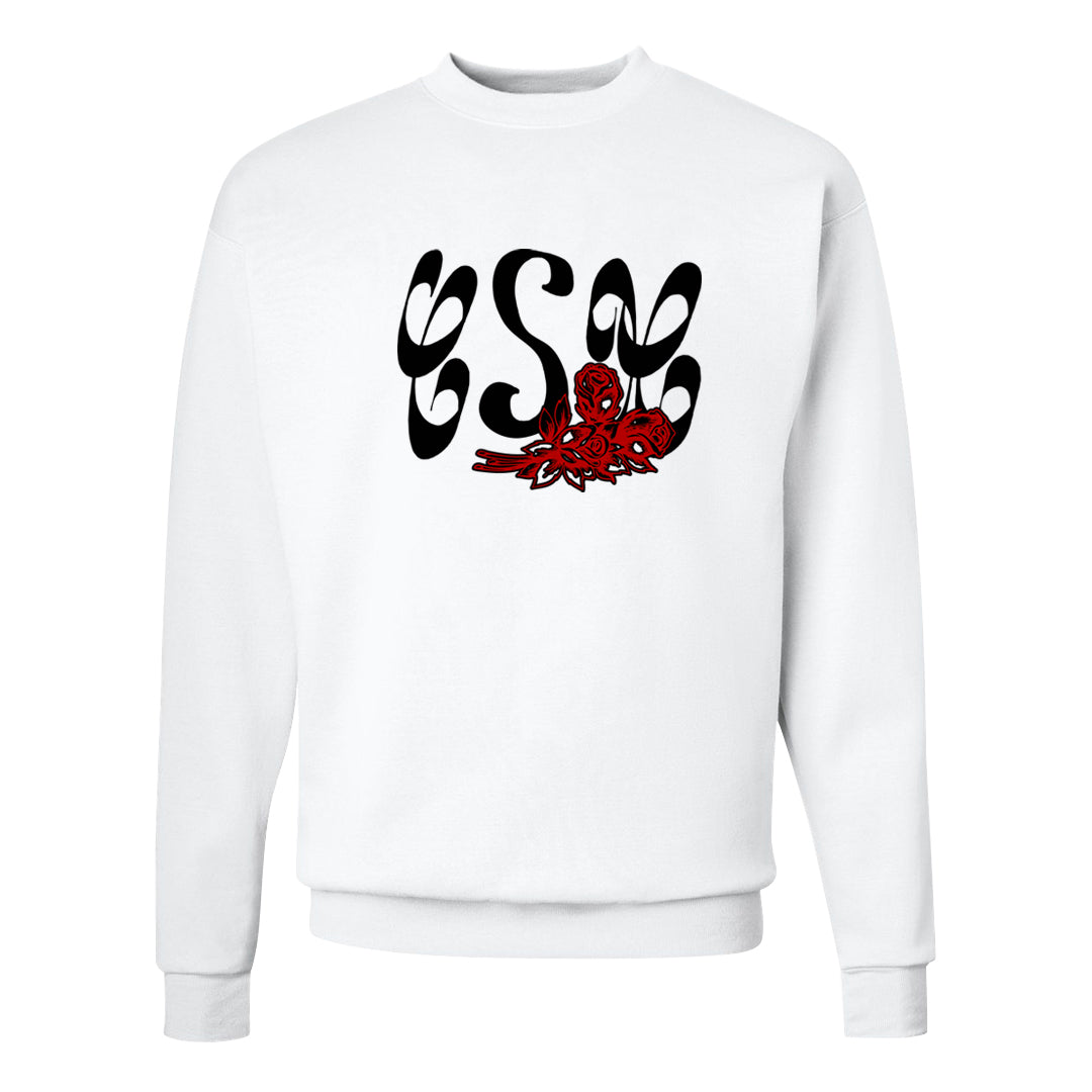 Light Iron Ore AF1s Crewneck Sweatshirt | Certified Sneakerhead, White