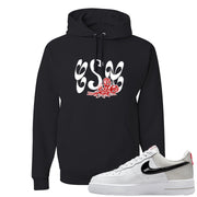 Light Iron Ore AF1s Hoodie | Certified Sneakerhead, Black