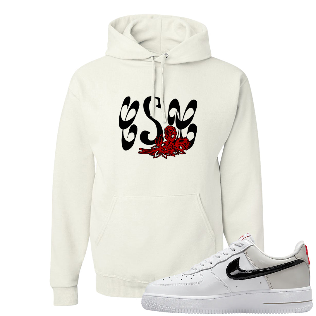 Light Iron Ore AF1s Hoodie | Certified Sneakerhead, White