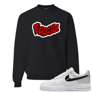 Light Iron Ore AF1s Crewneck Sweatshirt | Fresh, Black