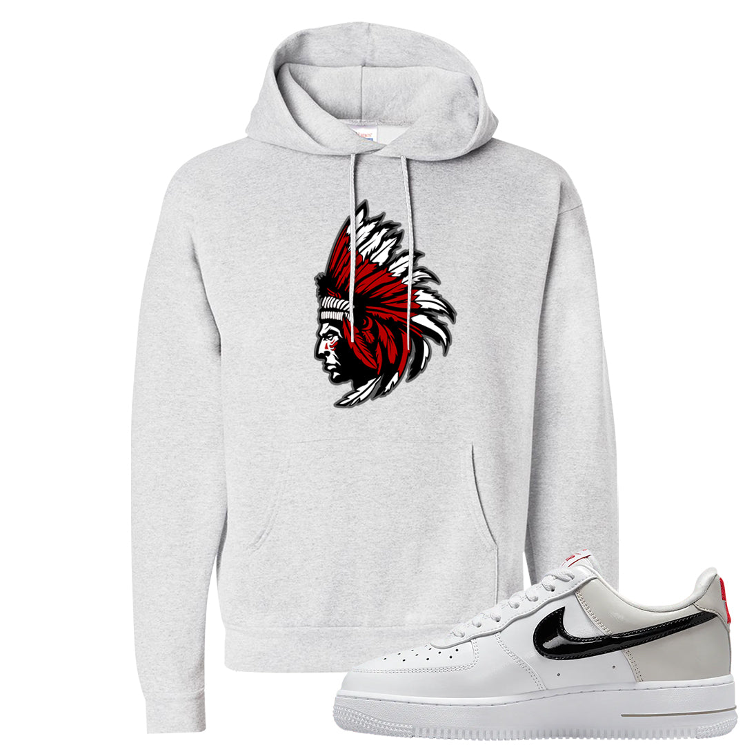 Light Iron Ore AF1s Hoodie | Indian Chief, Ash