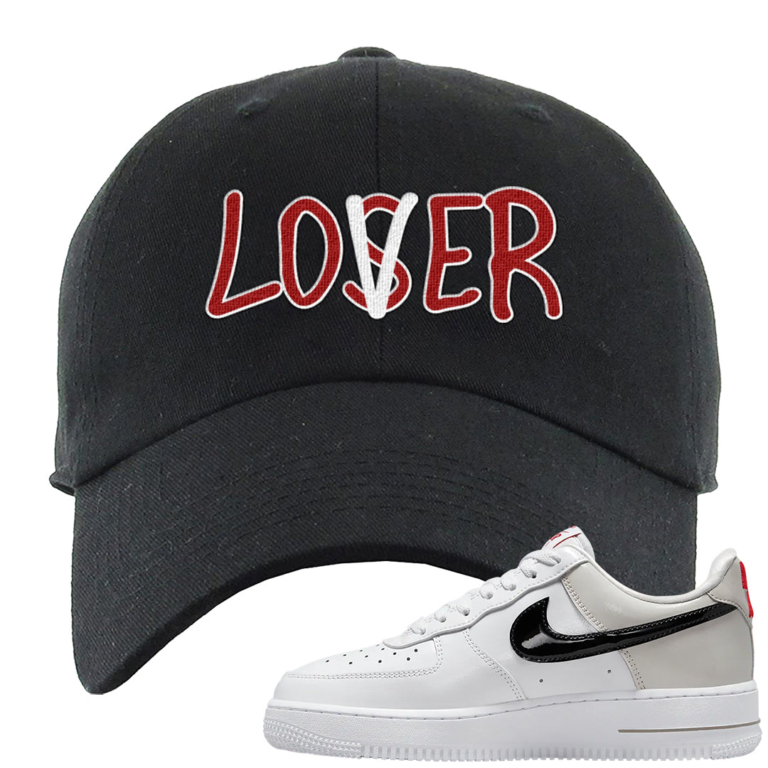 Light Iron Ore AF1s Dad Hat | Lover, Black