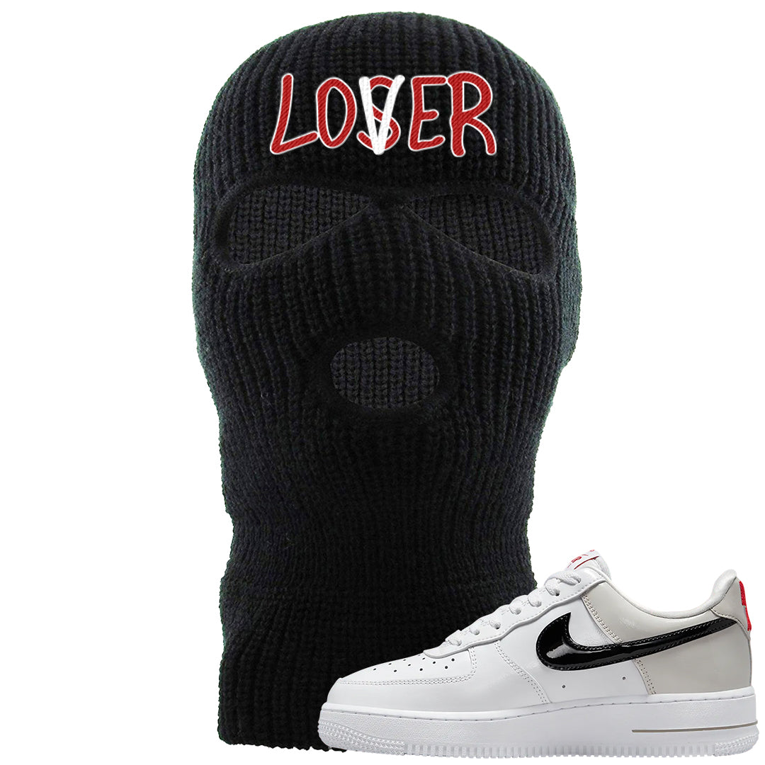 Light Iron Ore AF1s Ski Mask | Lover, Black