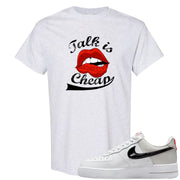 Light Iron Ore AF1s T Shirt | Talk Lips, Ash