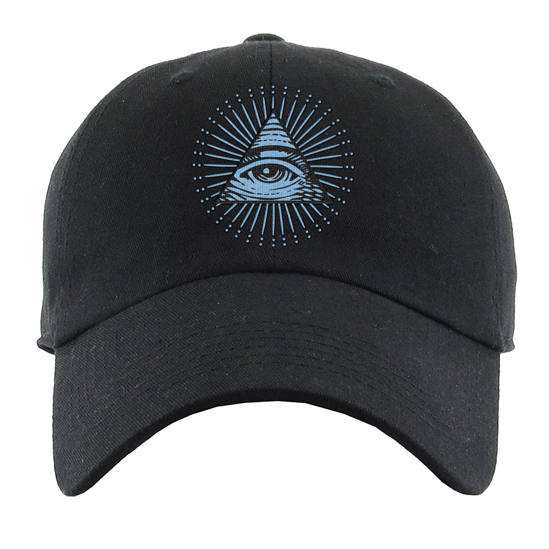 Multi-Pattern AF 1s Dad Hat | All Seeing Eye, Black