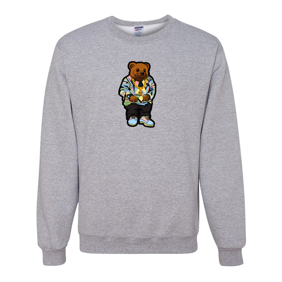 Multi-Pattern AF 1s Crewneck Sweatshirt | Sweater Bear, Ash