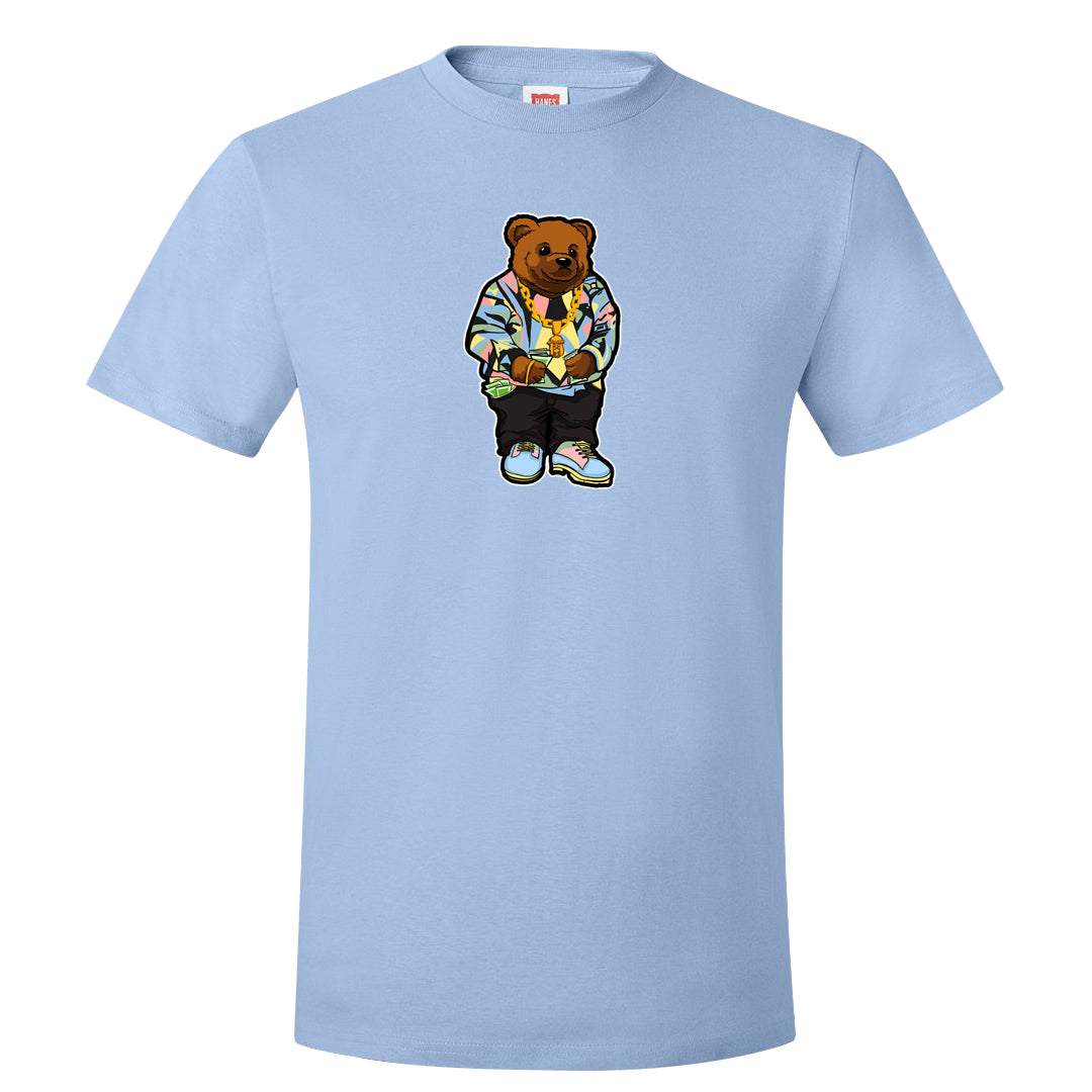 Multi-Pattern AF 1s T Shirt | Sweater Bear, Light Blue