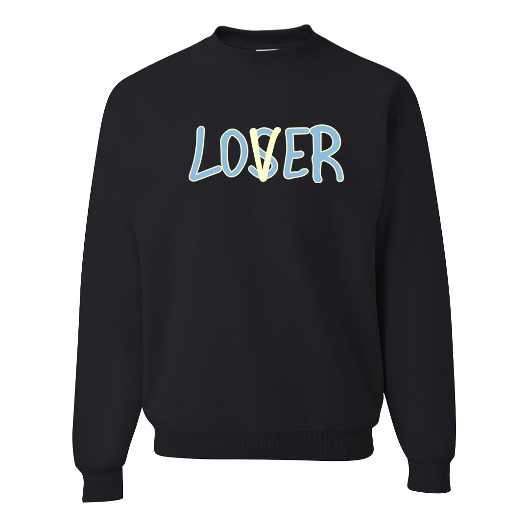 Multi-Pattern AF 1s Crewneck Sweatshirt | Lover, Black