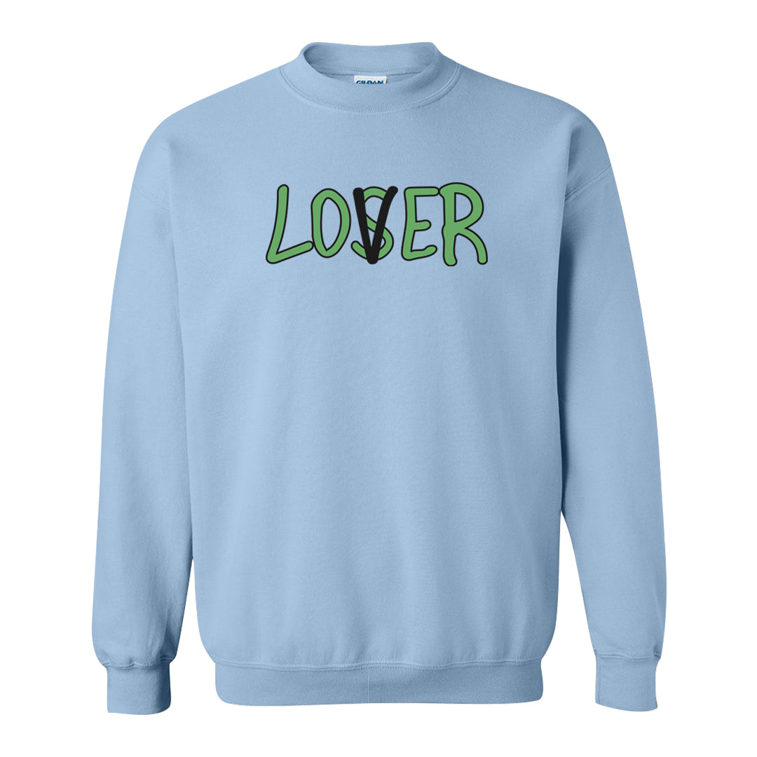 Multi-Pattern AF 1s Crewneck Sweatshirt | Lover, Light Blue