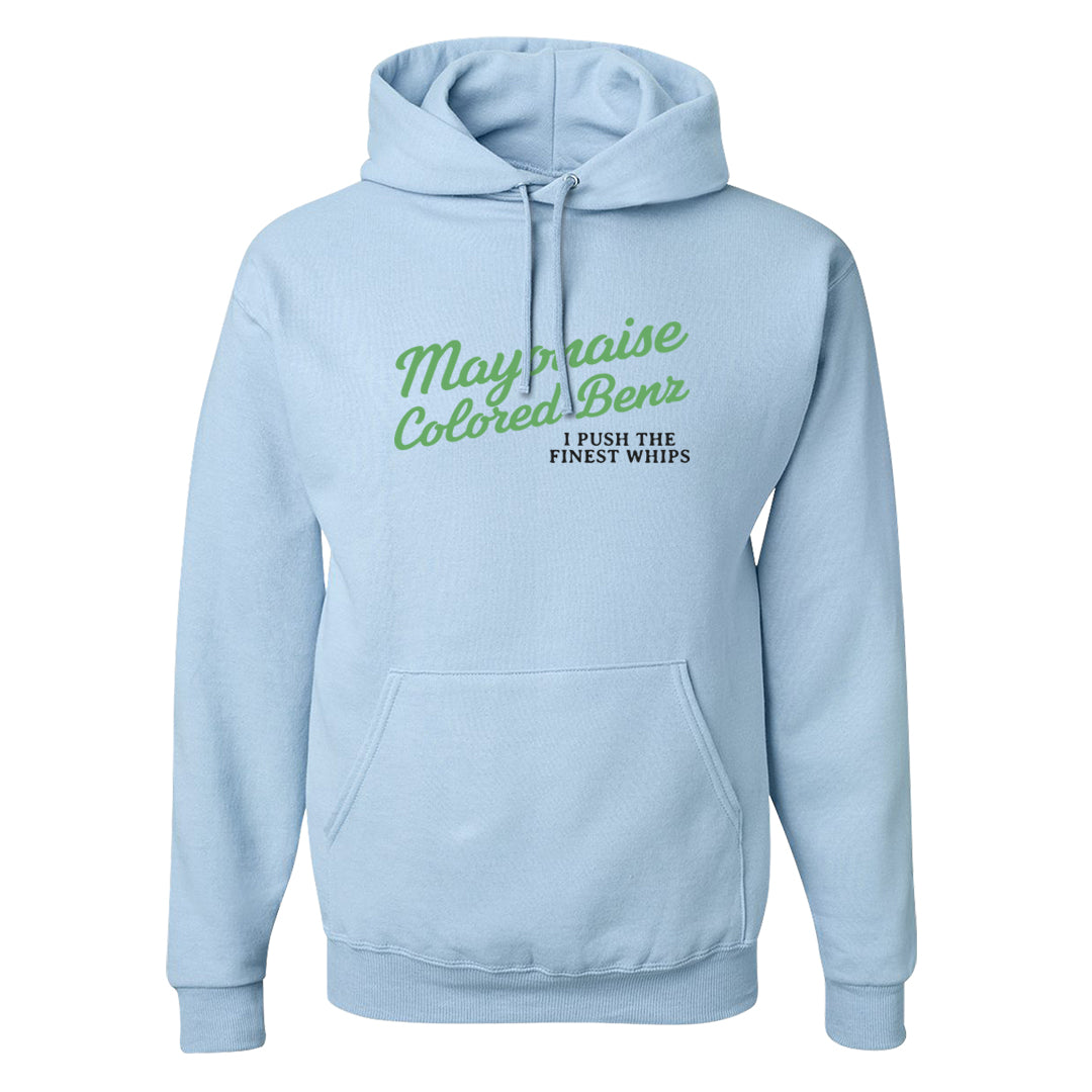 Multi-Pattern AF 1s Hoodie | Mayonaise Colored Benz, Light Blue
