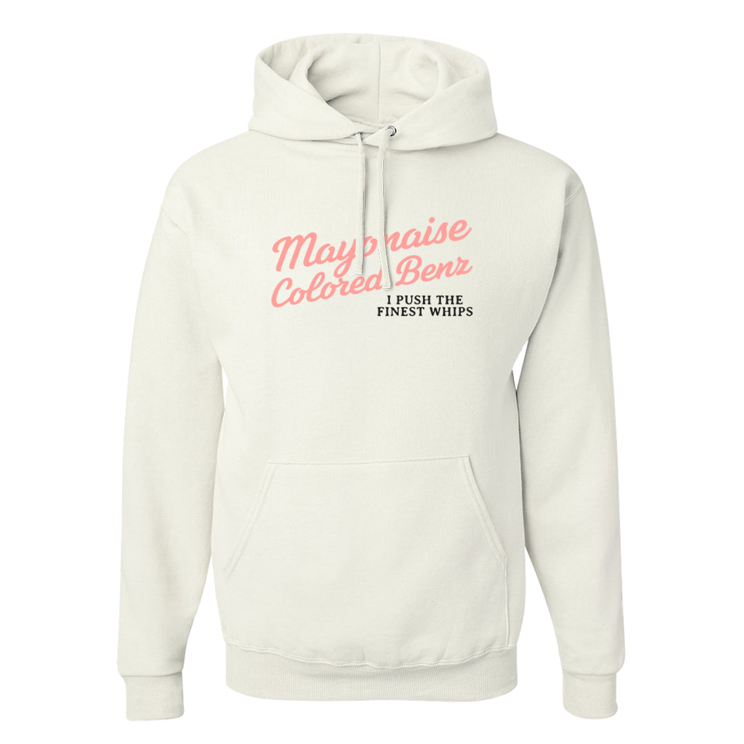 Multi-Pattern AF 1s Hoodie | Mayonaise Colored Benz, White