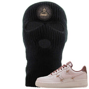 Pink Russet Low AF1s Ski Mask | All Seeing Eye, Black