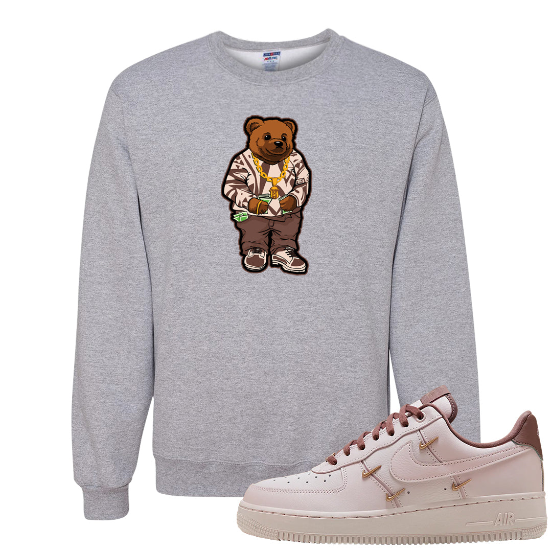 Pink Russet Low AF1s Crewneck Sweatshirt | Sweater Bear, Ash