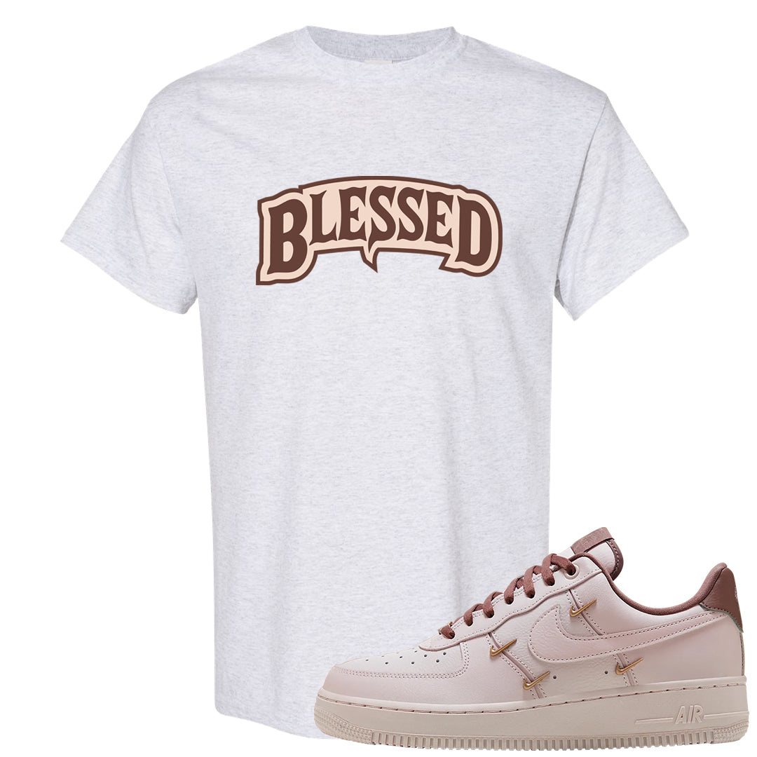 Pink Russet Low AF1s T Shirt | Blessed Arch, Ash