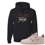 Pink Russet Low AF1s Hoodie | Certified Fresh, Black