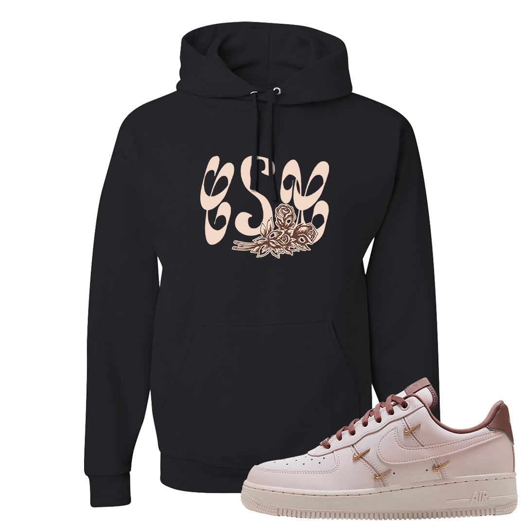 Pink Russet Low AF1s Hoodie | Certified Sneakerhead, Black