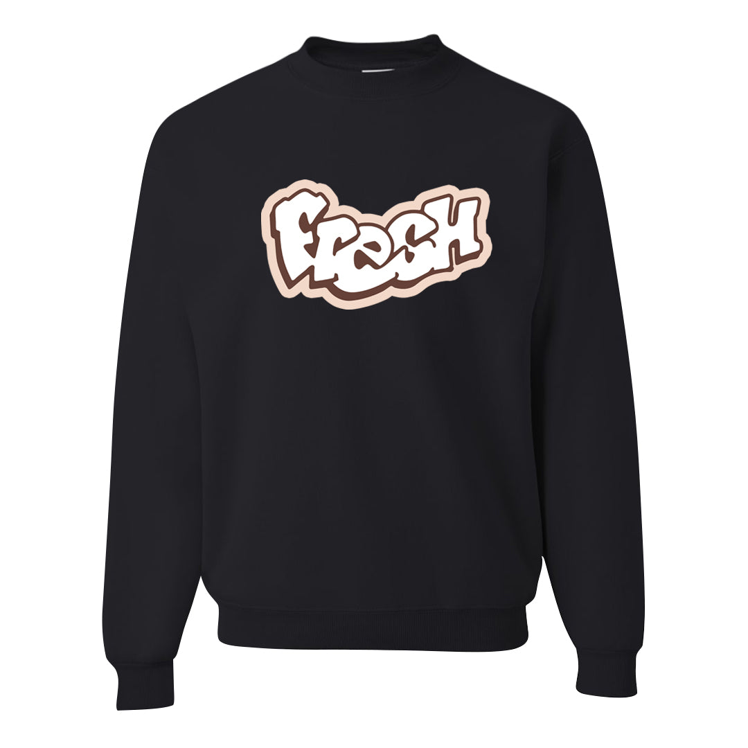 Pink Russet Low AF1s Crewneck Sweatshirt | Fresh, Black