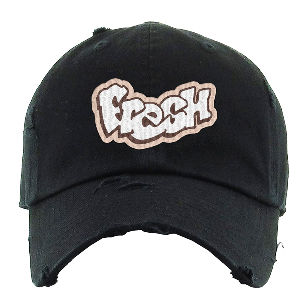 Pink Russet Low AF1s Distressed Dad Hat | Fresh, Black