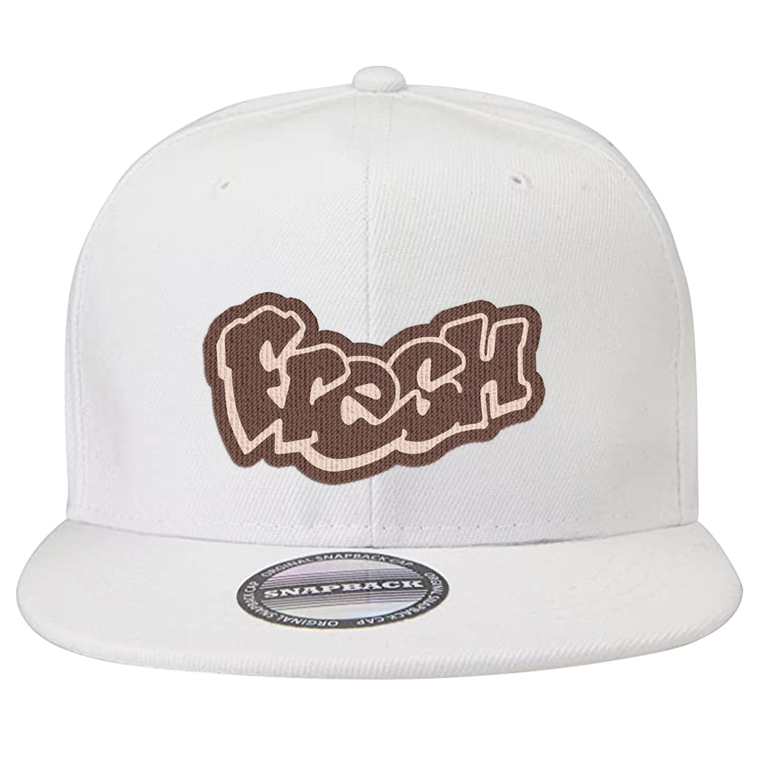 Pink Russet Low AF1s Snapback Hat | Fresh, White