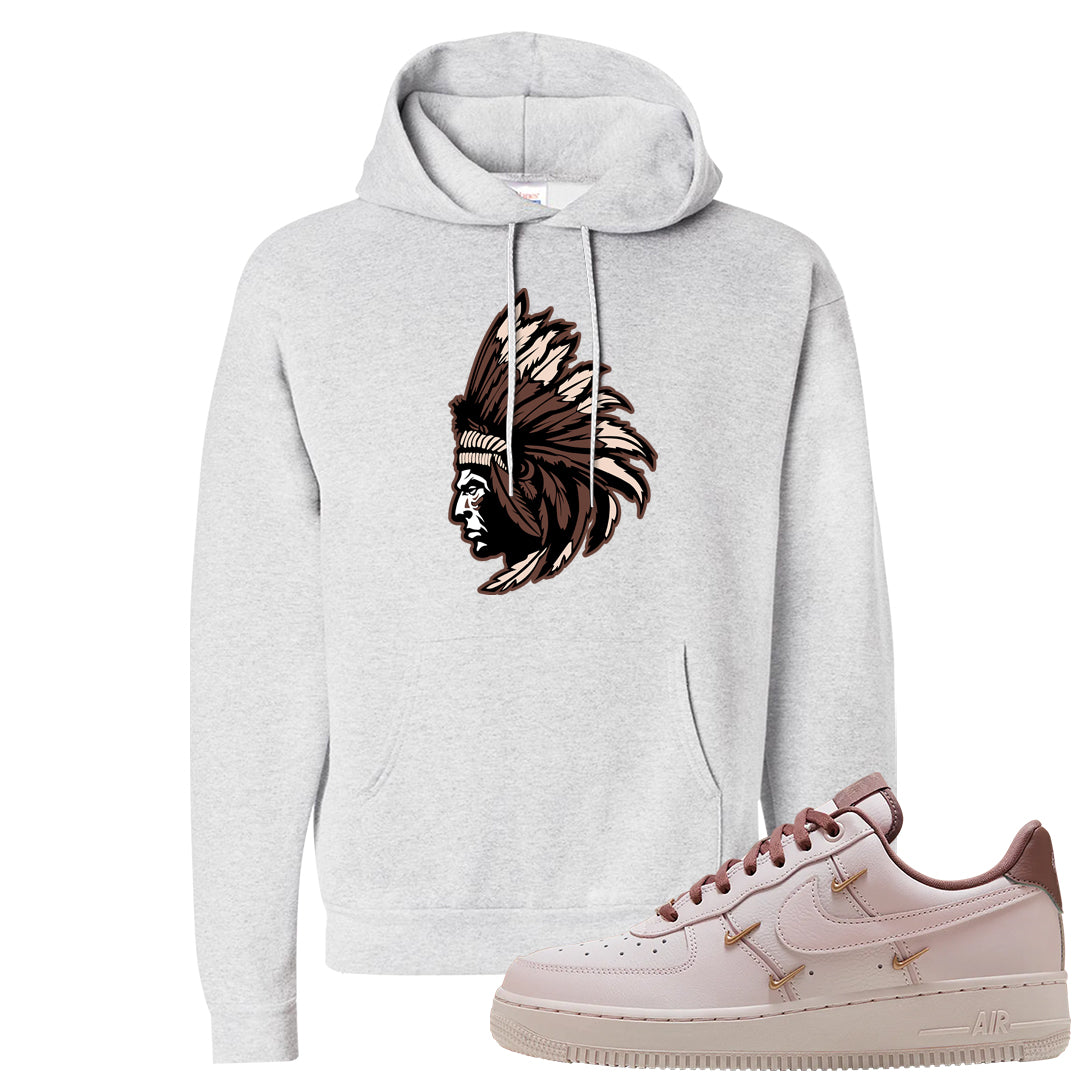 Pink Russet Low AF1s Hoodie | Indian Chief, Ash