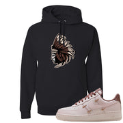 Pink Russet Low AF1s Hoodie | Indian Chief, Black