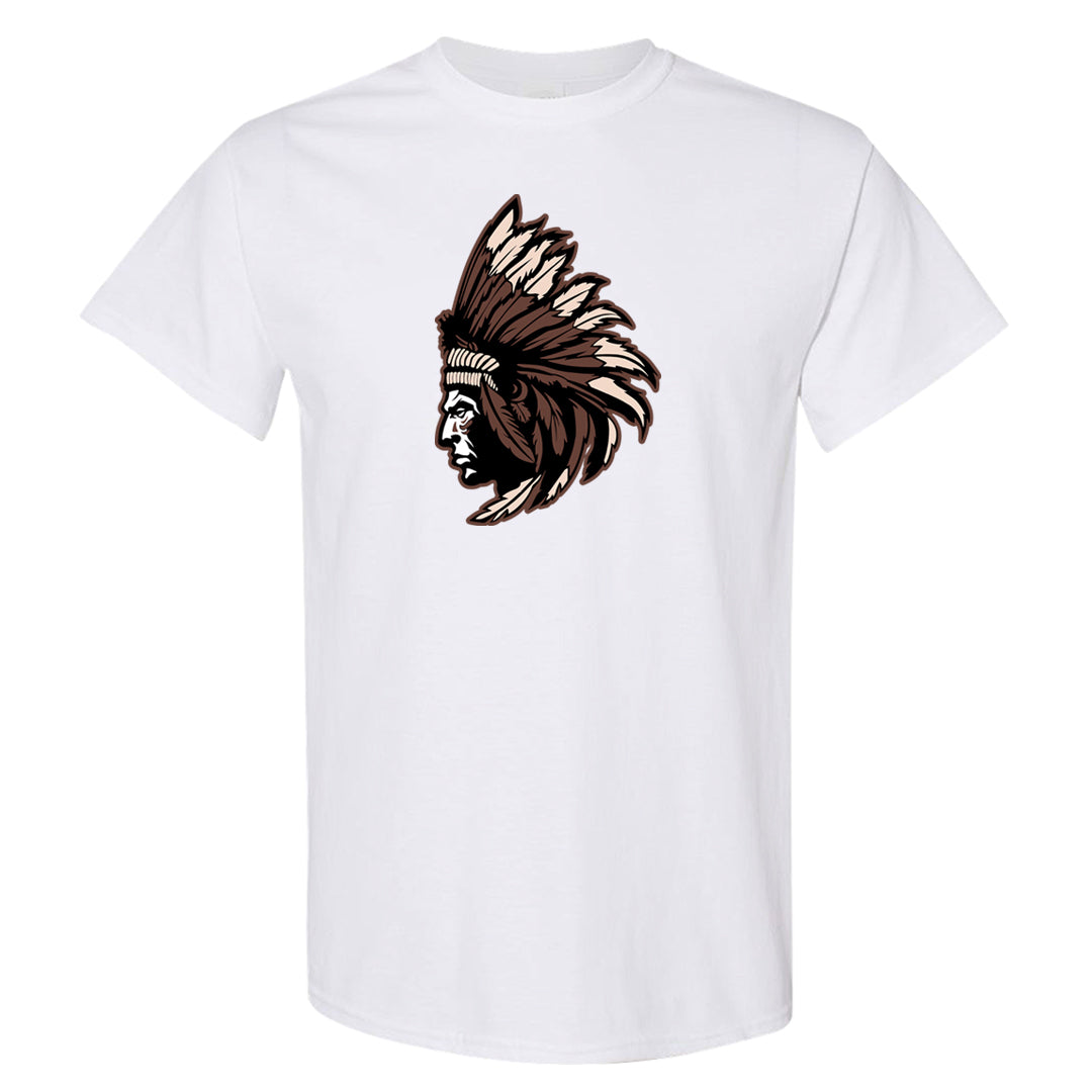 Pink Russet Low AF1s T Shirt | Indian Chief, White