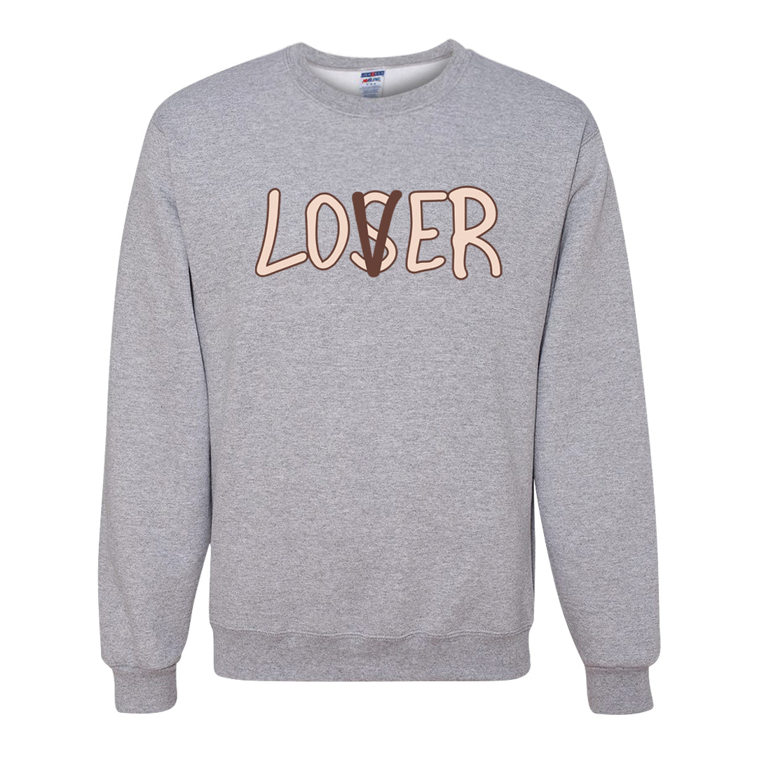 Pink Russet Low AF1s Crewneck Sweatshirt | Lover, Ash