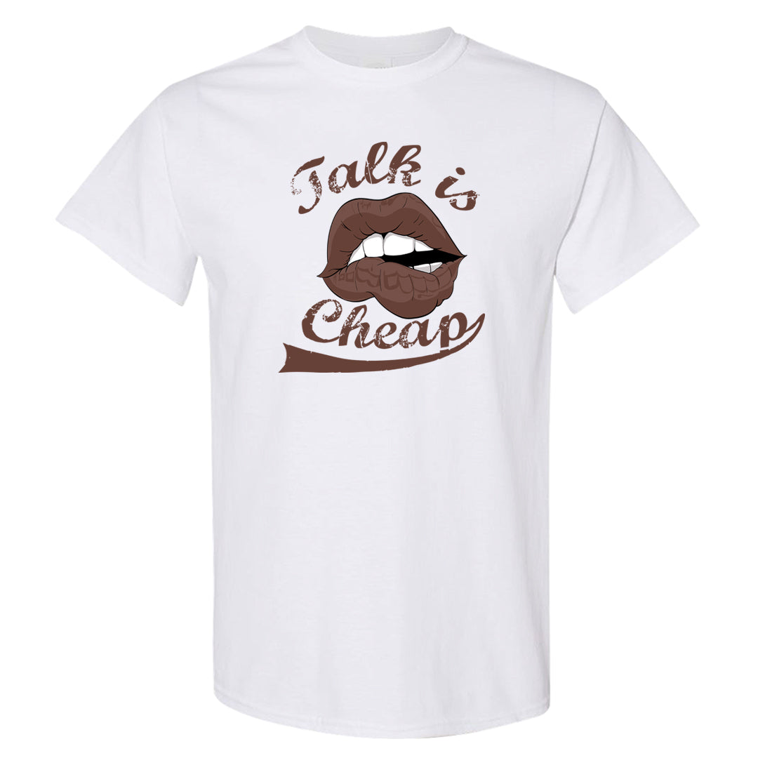 Pink Russet Low AF1s T Shirt | Talk Lips, White
