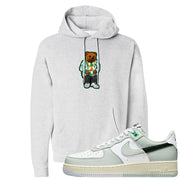 Split Grey White Black Low 1s Hoodie | Sweater Bear, Ash