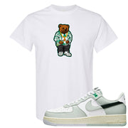 Split Grey White Black Low 1s T Shirt | Sweater Bear, White